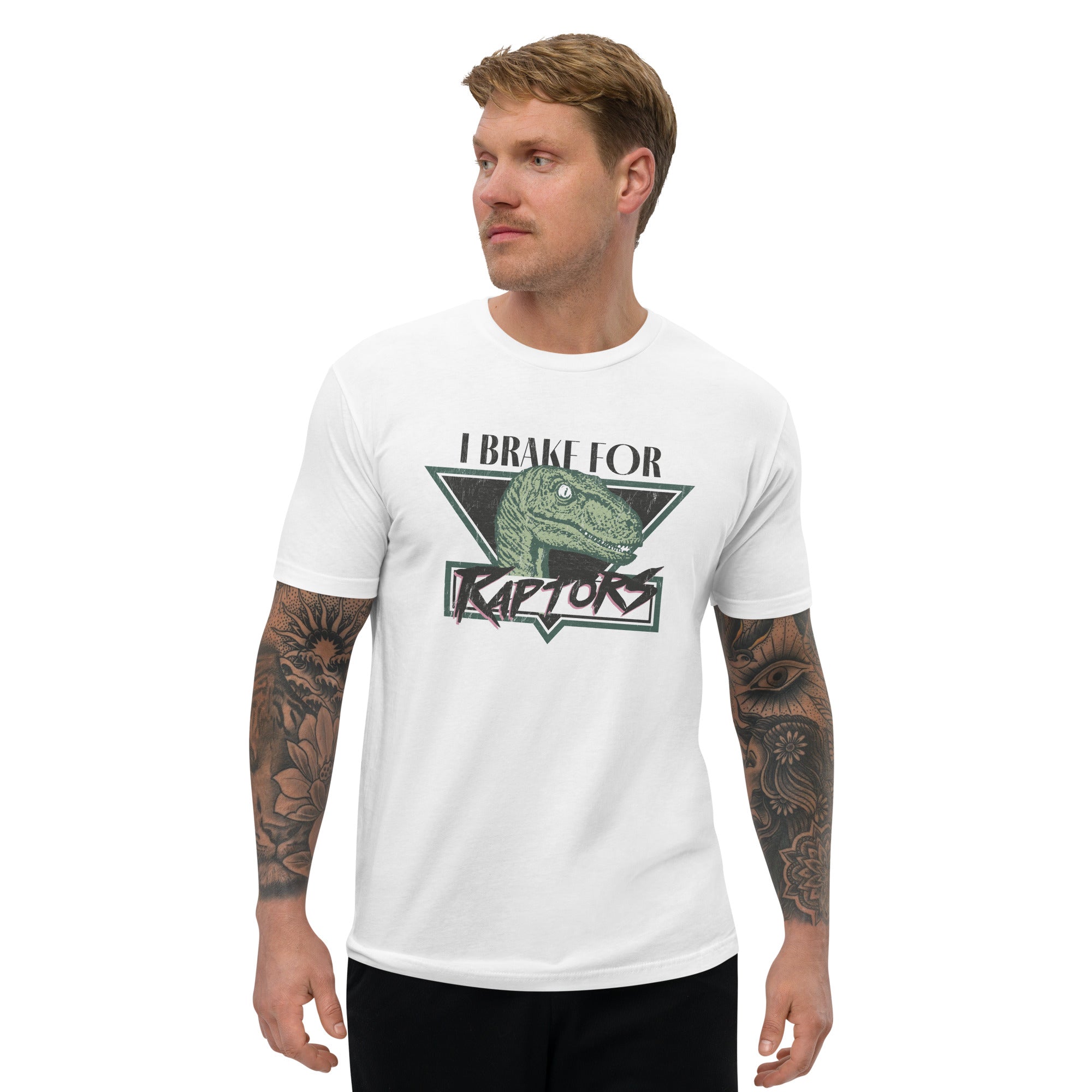 12,500 Entries for Ford Raptor - I Brake For Raptors Short Sleeve T-shirt (25X Multiplier)