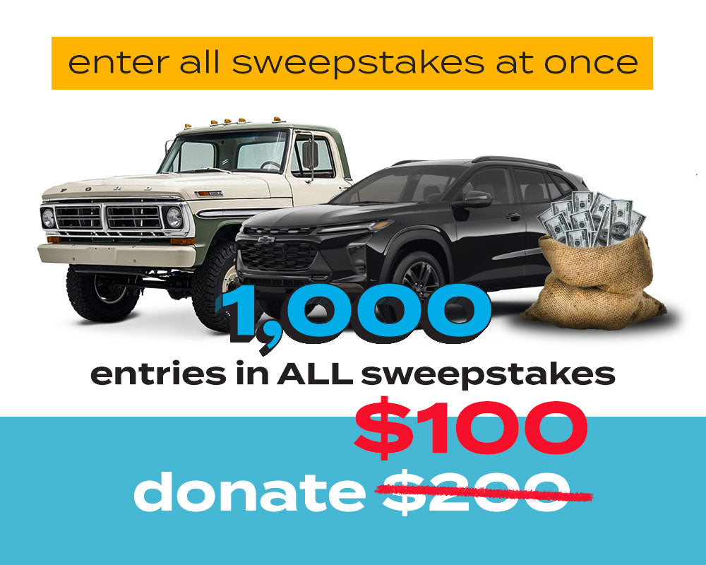 Enter All Sweepstakes At Once - $100