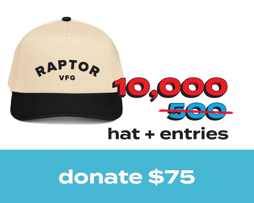 10,000 Entries for 2025 Ford Raptor - Raptor VFG 5 panel cap (20X Multiplier)
