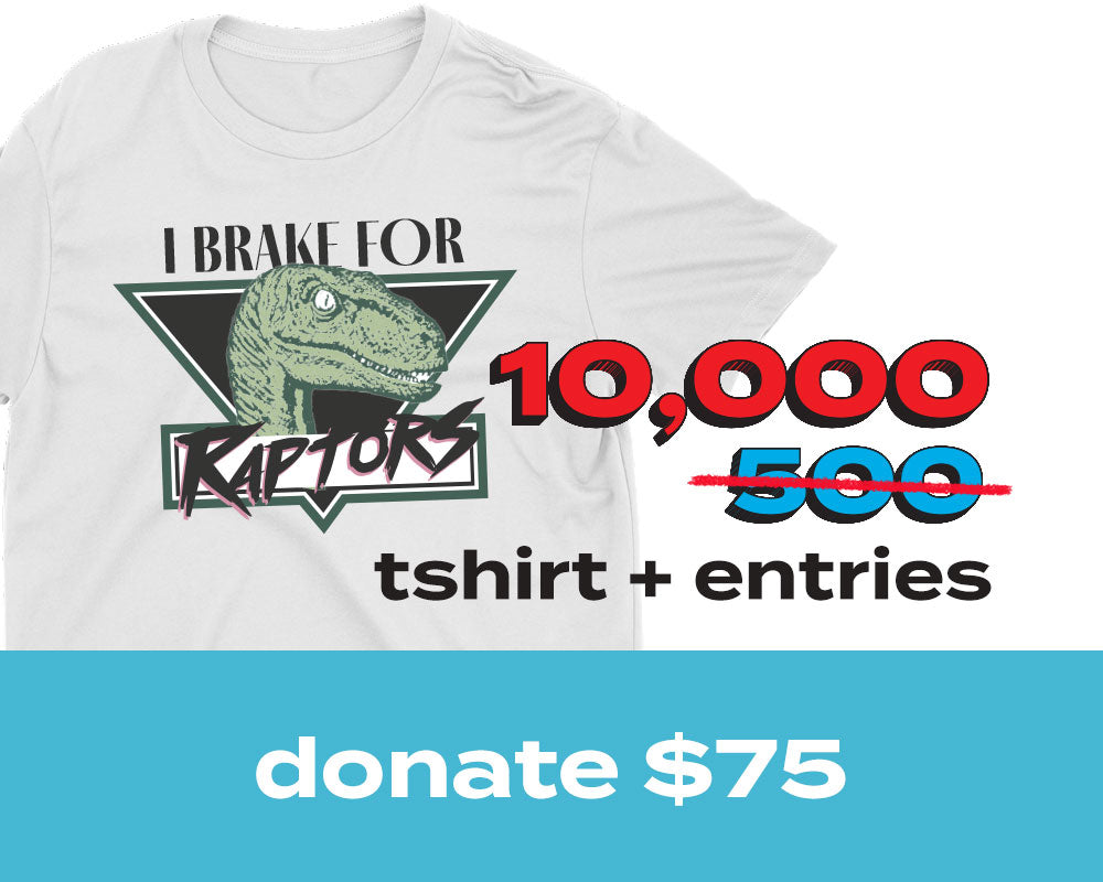 10,000 Entries for Ford Raptor - I Brake For Raptors Short Sleeve T-shirt (20X Multiplier)