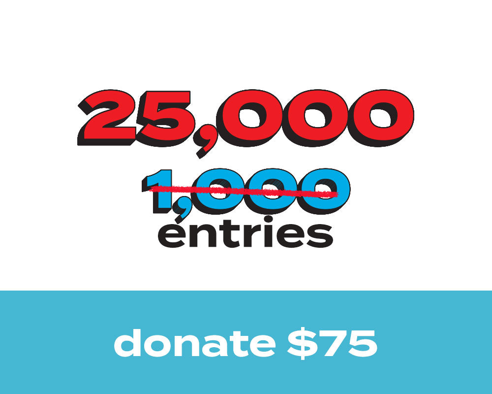 25,000 Entries for 2025 Ford Raptor (25X Multiplier)