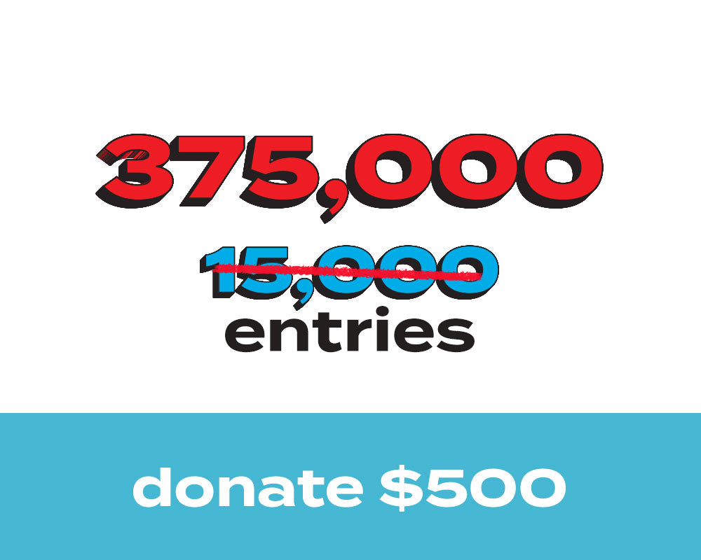 375,000 Entries for 2025 Ford Raptor (25X Multiplier)