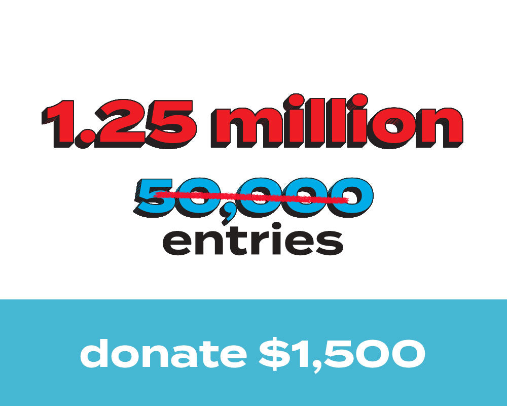 1.25 Million Entries for 2025 Ford Raptor (25X Multiplier)