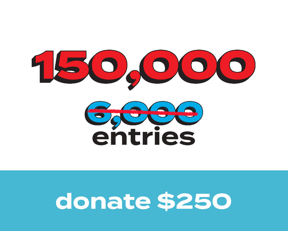 150,000 Entries for 2025 Ford Raptor (25X Multiplier)