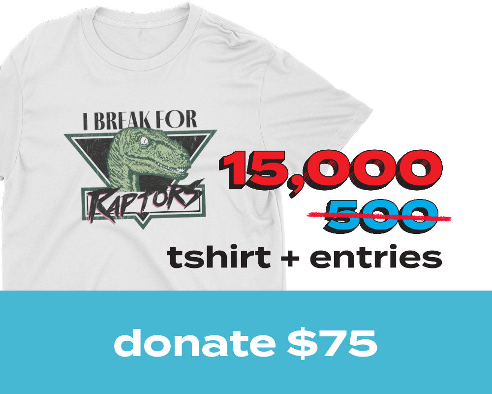 15,000 Entries for Ford Raptor - I Break For Raptors Short Sleeve T-shirt (30X Multiplier)