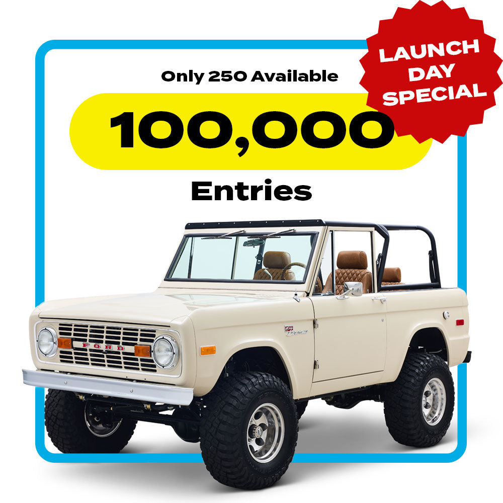 100,000 Entries for '74 Bronco