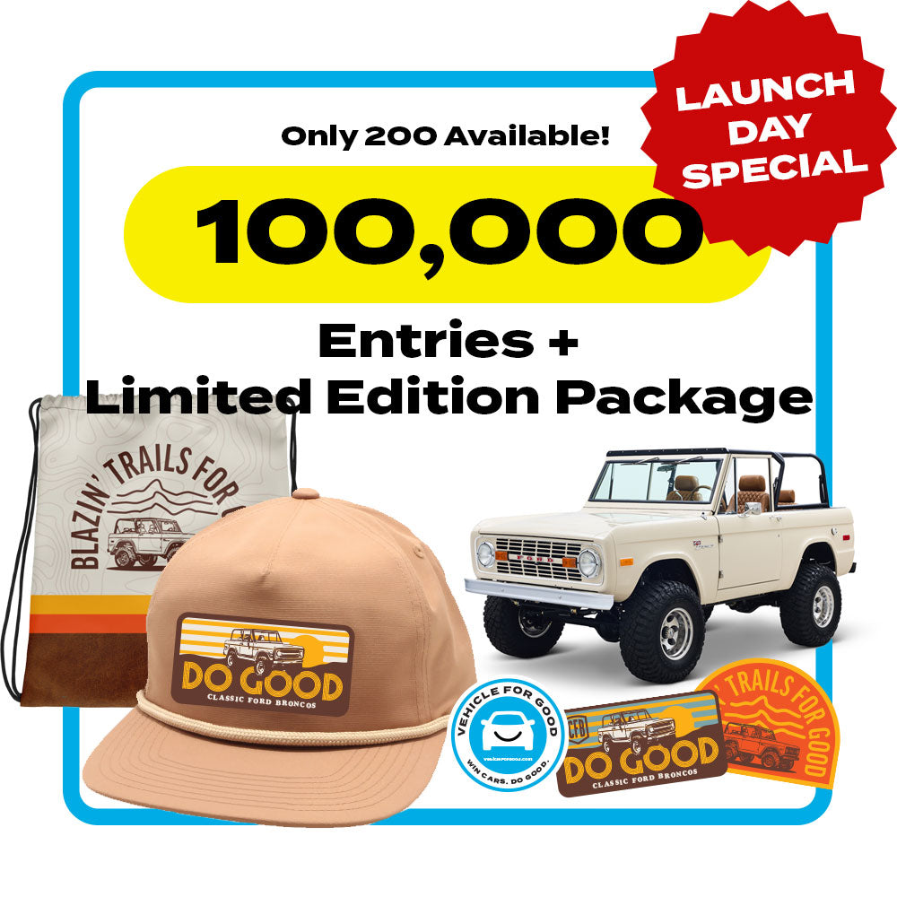 100,000 Entries + Limited Edition Products for '74 Bronco