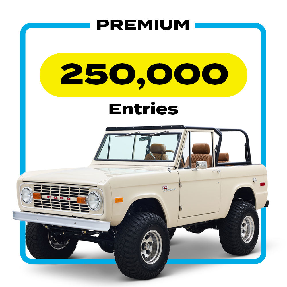 250,000 Entries for '74 Bronco