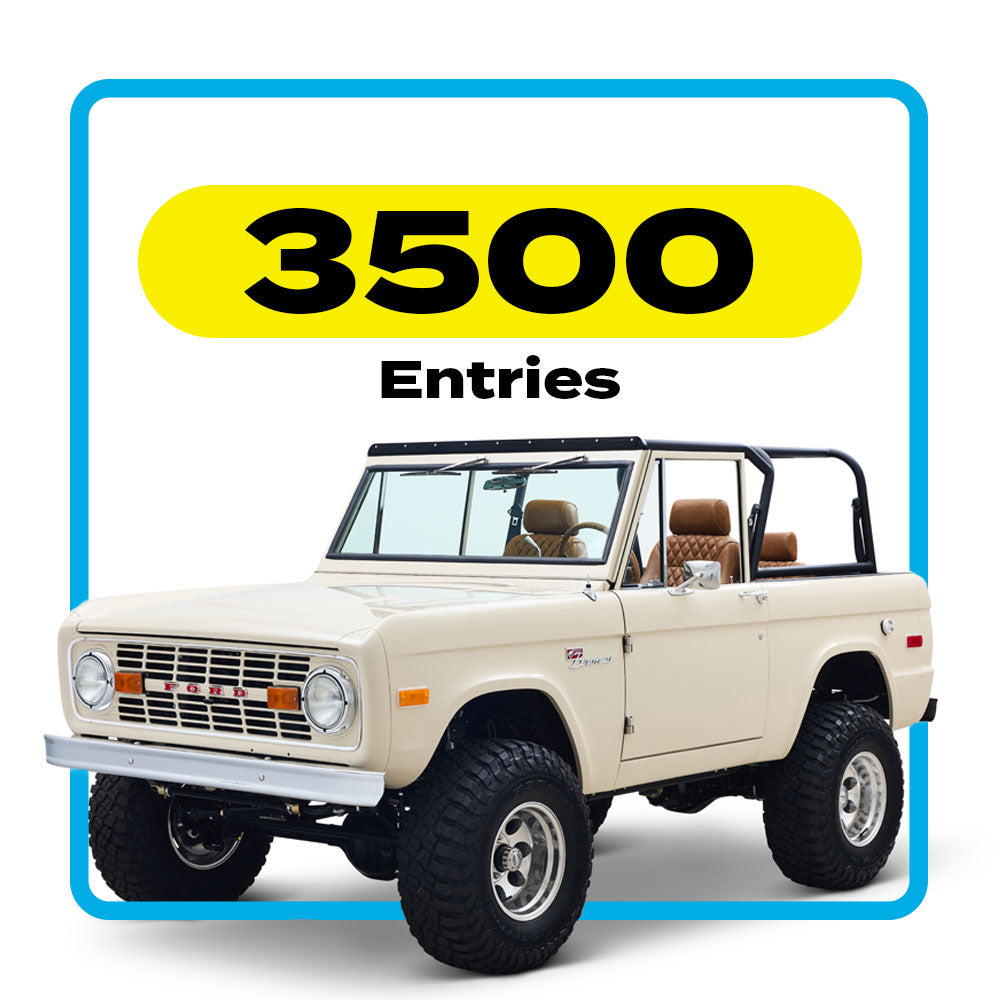 3500 Entries for '74 Bronco