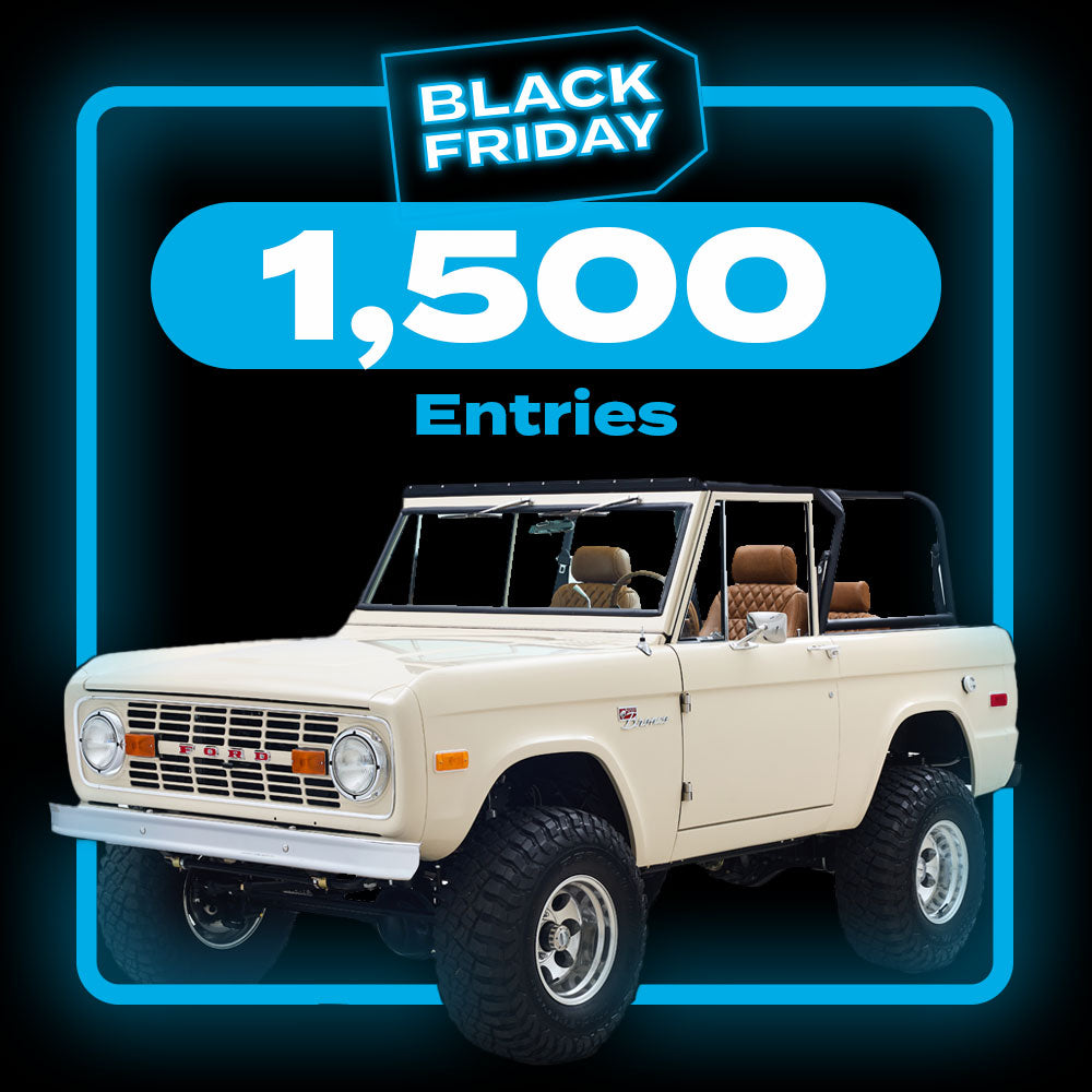 BLACK FRIDAY: 1,500 Entries for '74 Bronco