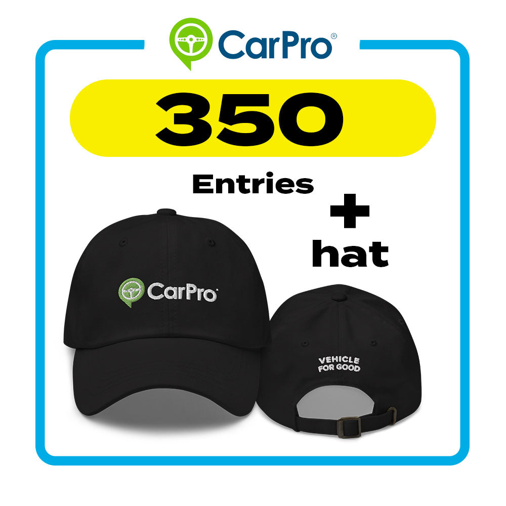 CarPro Hat + 350 Entries for Corvette