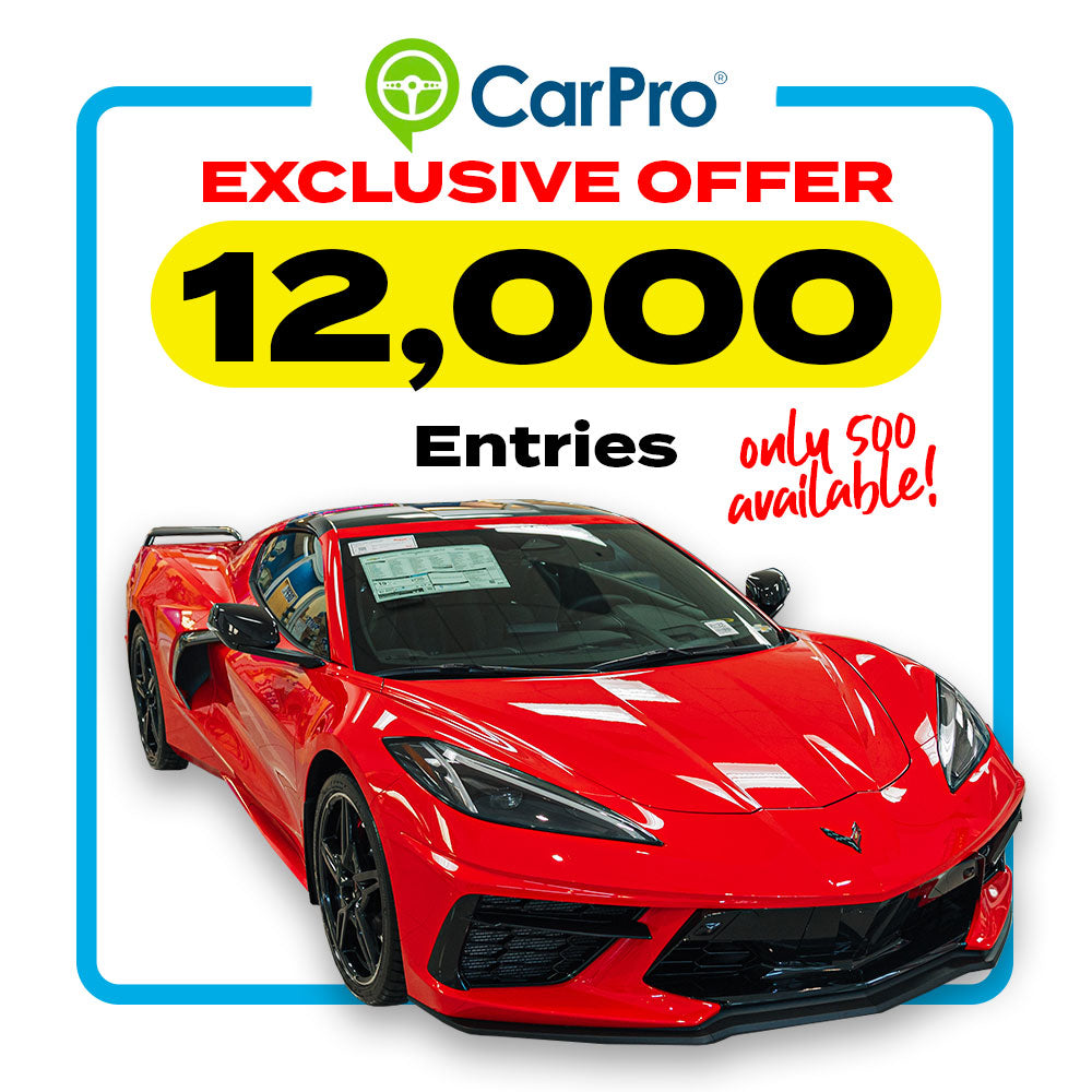 12000 entries for Corvette - CarPro Exclusive Deal