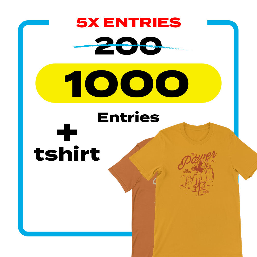 Power of Good Tshirt + 1000 entries - Power Wagon - 5X