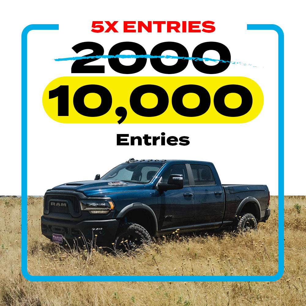 10000 Entries for Power Wagon - 5X