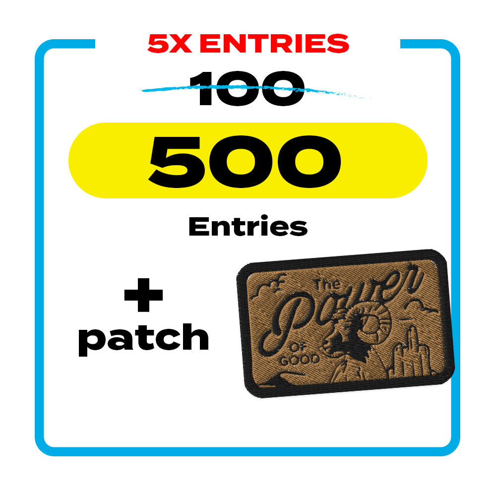Power of Good Patch + 500 entries - Power Wagon - 5X