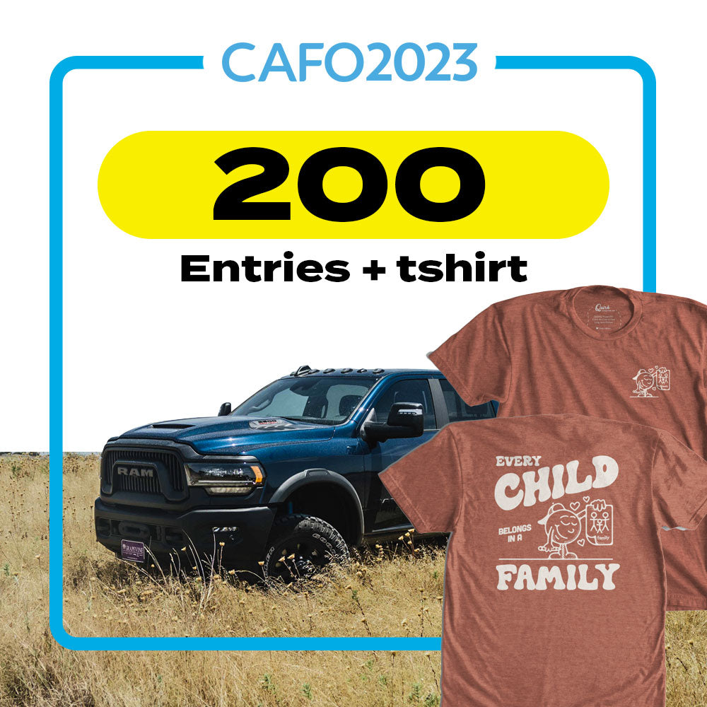 CAFO Special - Tshirt + 200 Entries for Power Wagon